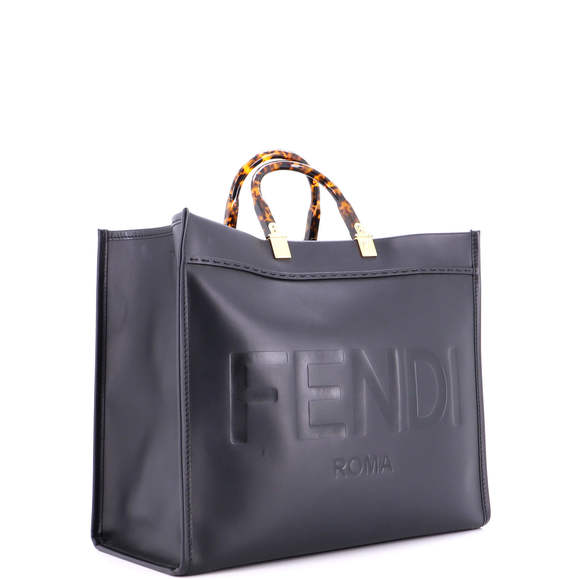 Fendi Large Sunshine Shopper Tote Leather - Picture 2 of 5